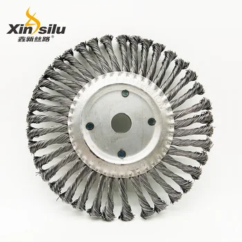 Coarse Twisted Stainless Steel Wire Wheel Brush for Rust Removal