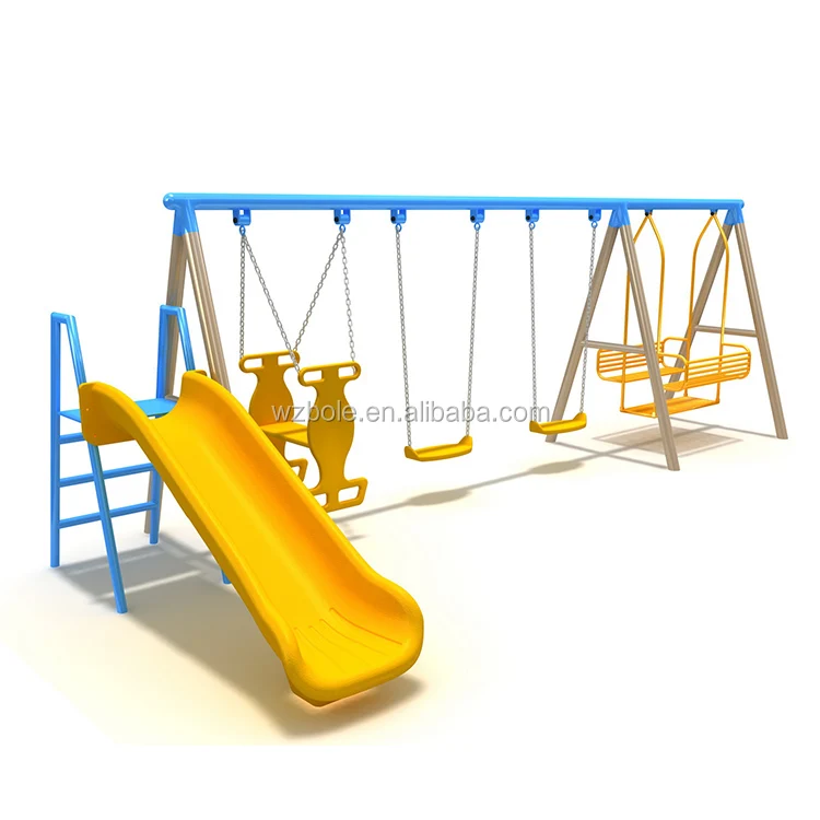metal garden swing set