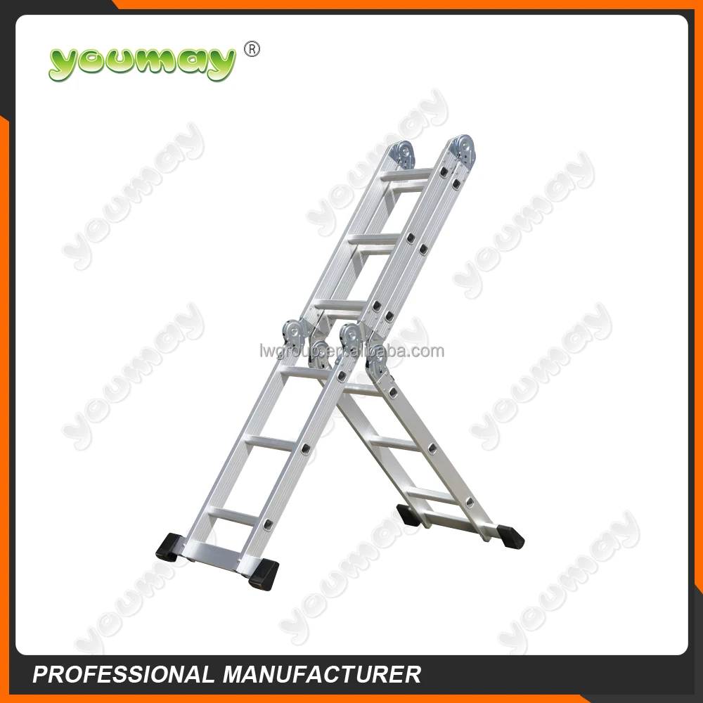 EN131 Approved OEM Factory Ladder Multipurpose Foldable Aluminum Ladder