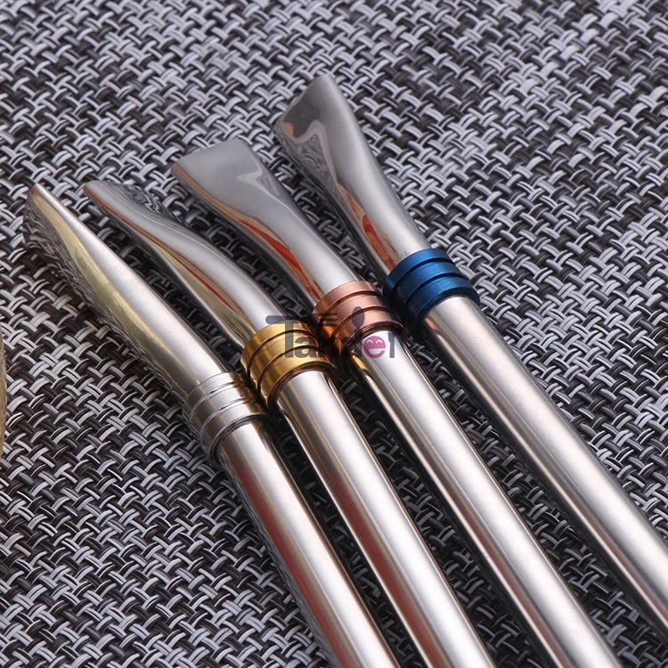 Портативная соломенная мешалка из нержавеющей стали, 18-10