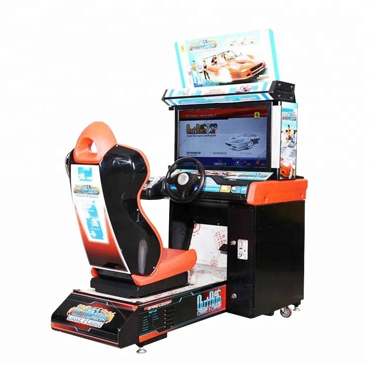 32 Inch Racing Arcade Game Machine Simulation Racing Game City Indoor Racing Game Console