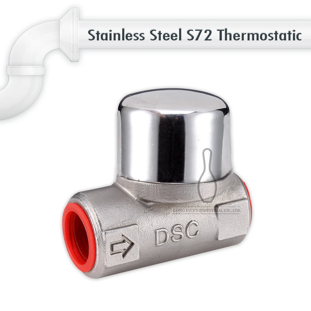Industrial Manual Thermostatic Condensate Stainless Steel Steam Trap