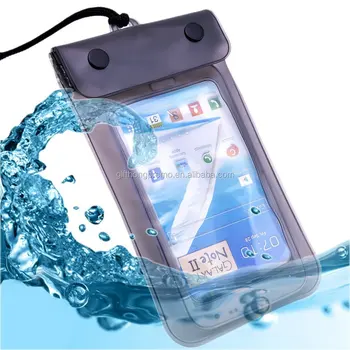 IPX8 cheap promotional gift PVC cell phone waterproof bag for phone, mobile phone waterproof bag case