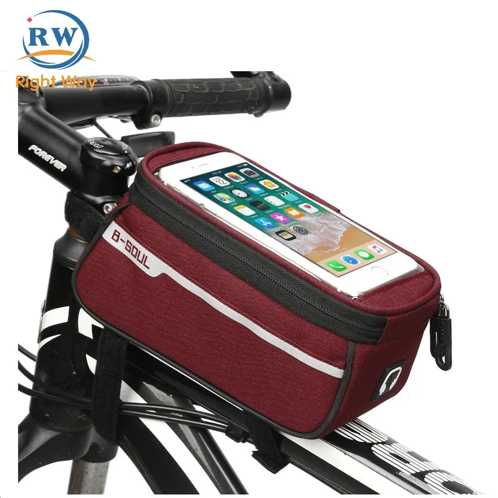 front tube bike bag