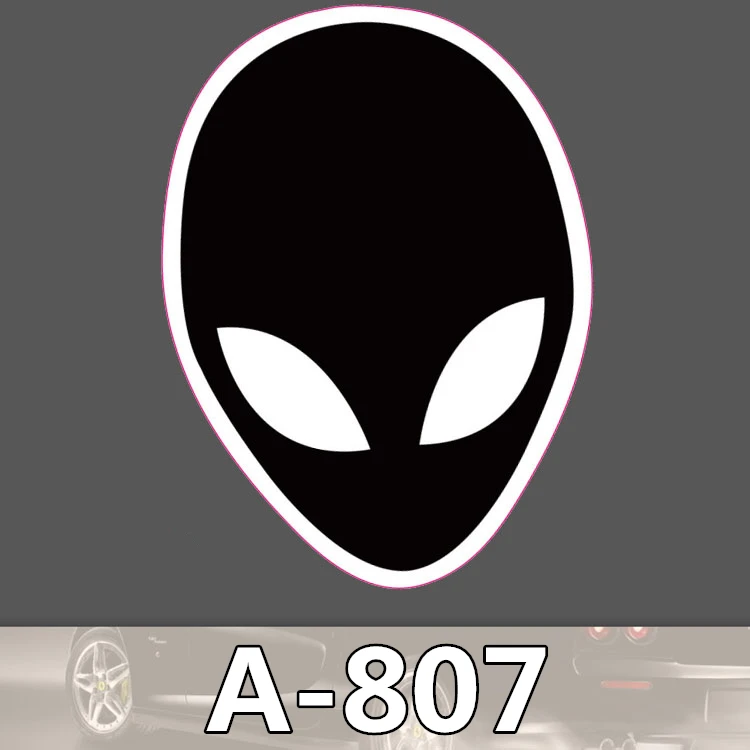 A 807 Ghost Alien Waterproof Fashion Cool DIY Stickers For Laptop Luggage Fridge Skateboard Car Graffiti