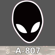 A 807 Ghost Alien Waterproof Fashion Cool DIY Stickers For Laptop Luggage Fridge Skateboard Car Graffiti