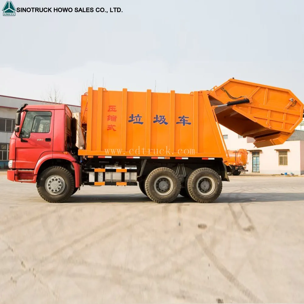 
 Sinotruk новый и используется 8cbm compactor мусоровоз для продажи  