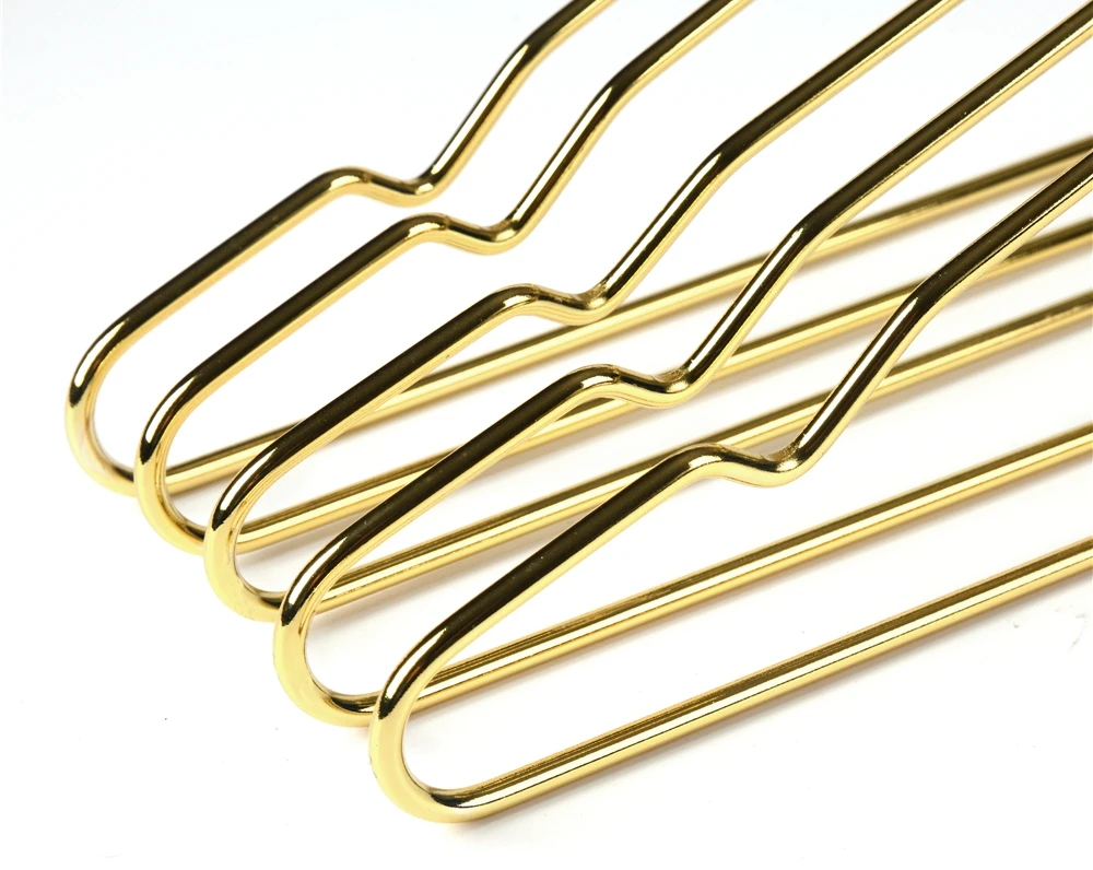 RTS Heavy Duty Metal Wire gold coat clothes hanger