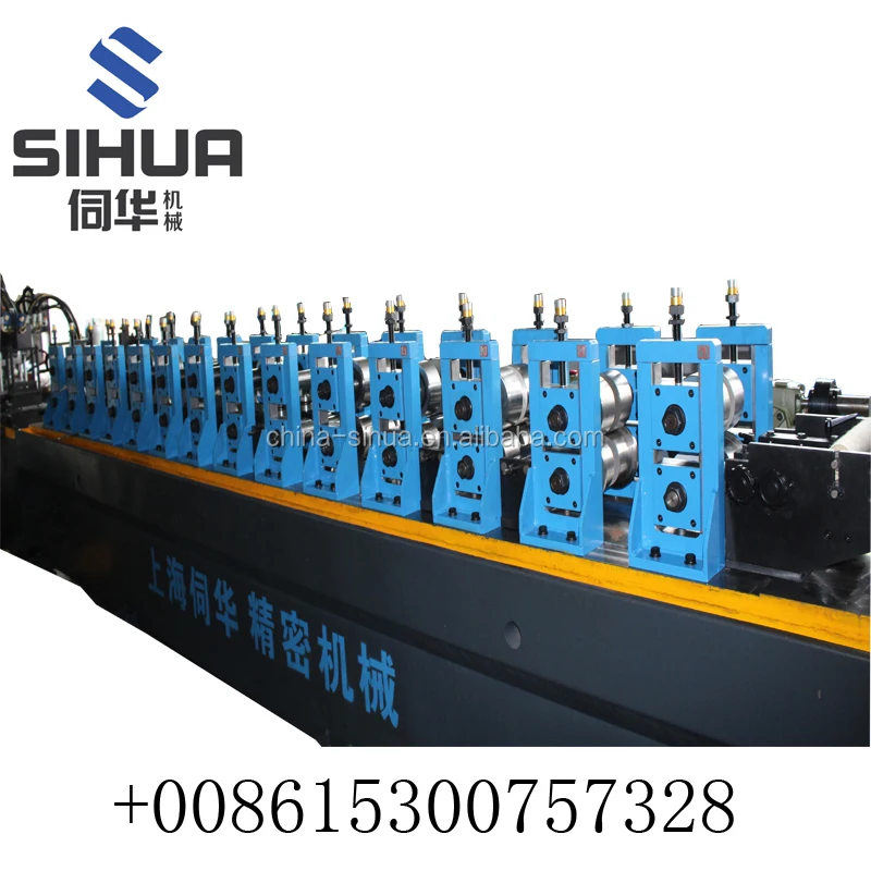 Building Material Rolling Shutter Metal Door Frame Roll Forming Machine