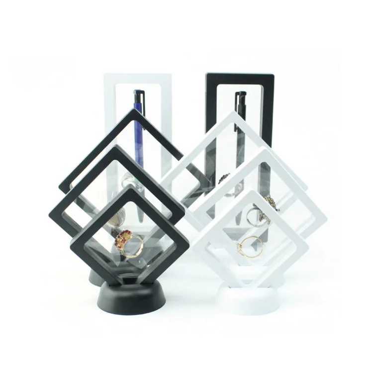 China Factory Acrylic Frame Stands, with Transparent Membrane, 3D Floating Frame  Display Holder, Coin Display Box, Rhombus, 15x15x5.5cm 15x15x5.5cm in bulk  online 