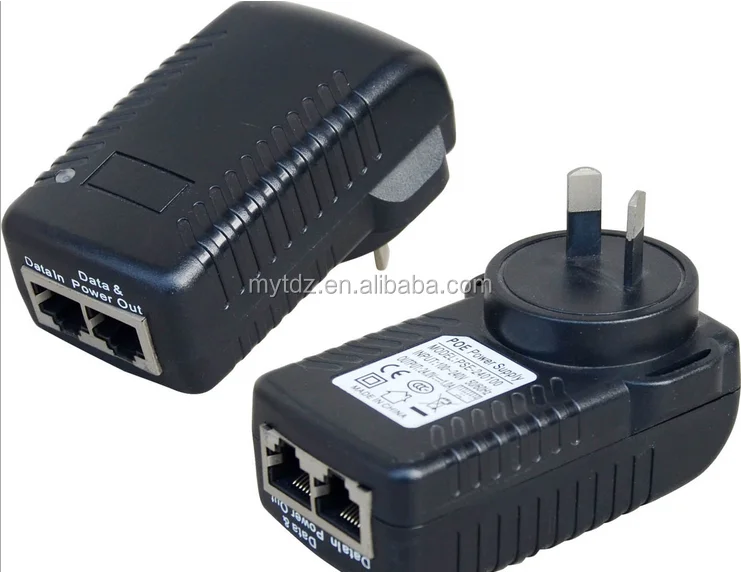 POE адаптер 48 В 802.11AF / AT Стандартный сплиттер беспроводной AP POE кабель питания оптом