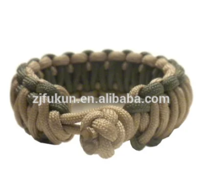 Double Braid Paracord Survival Bracelet With Knot Clasp Buy Paracord Bracelet Survival Bracelet Survival Bracelet With Knot Clasp Product On Alibaba Com