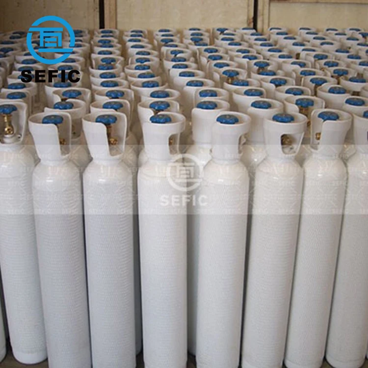 7m3酸素ボンベ高圧工業用鋼酸素窒素ガスボンベ重量150bar