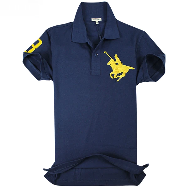 Only XS & XXS Left!! Equi-Theme Quality Hickstead Embroidered Navy Polo Shirt 