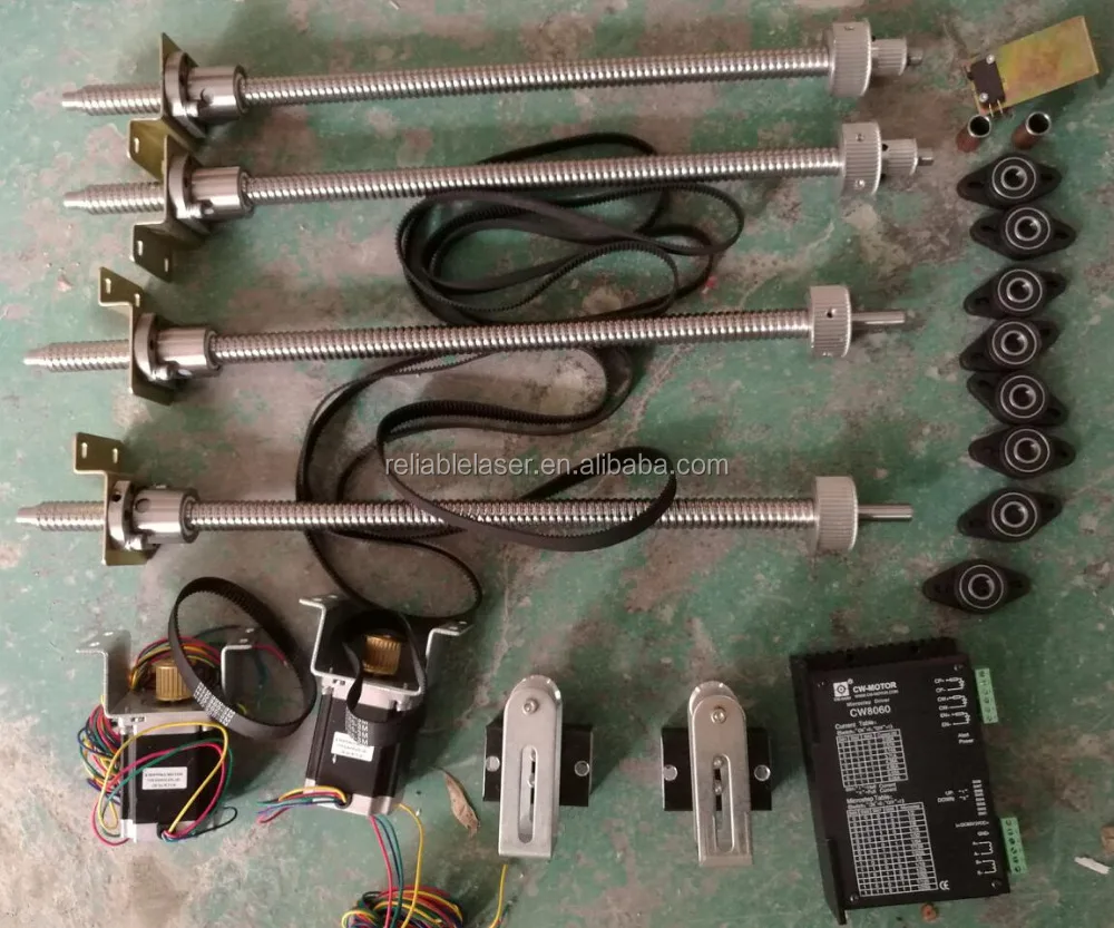 Motor Rised up Down Table Parts Full Kit for Co2 Laser Cutting Machine