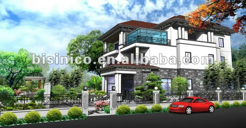 3D villa and landscape design,3D interior and exterior design,3D rendering