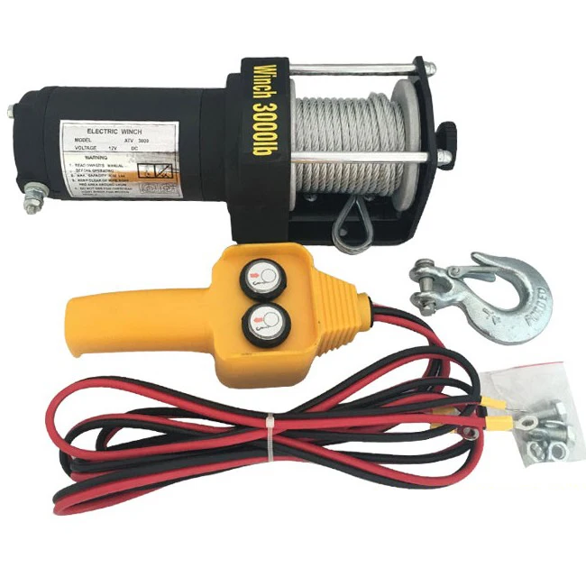 Dc Motor 12v 24v 8000lbs 9500lbs 12000lbs Car Electric Winch