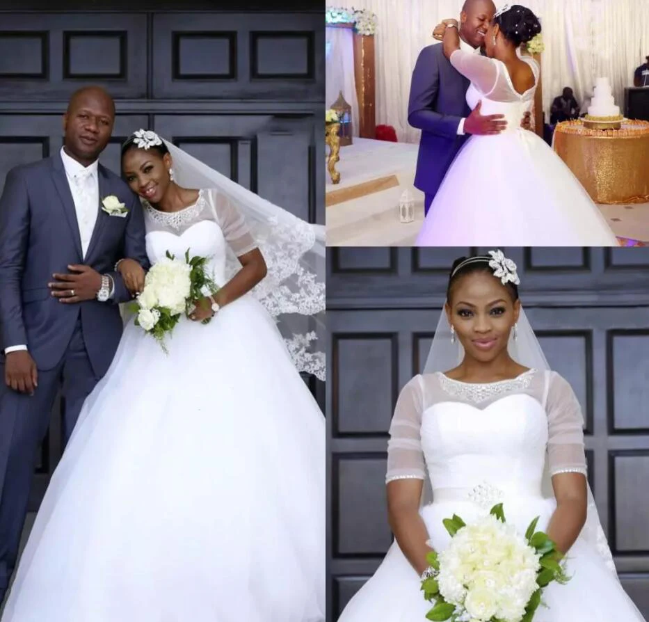 XL XXL XXL XXL Plus Size Bridal Ball Traditional African Wedding Dresses for Fat Girl