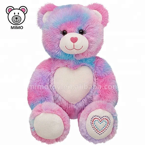 cute rainbow teddy bear