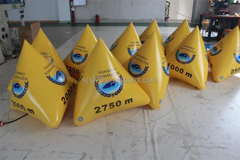 Regatta Markers Triangle Floater Pyramid Inflatable Sailing Racing Buoy