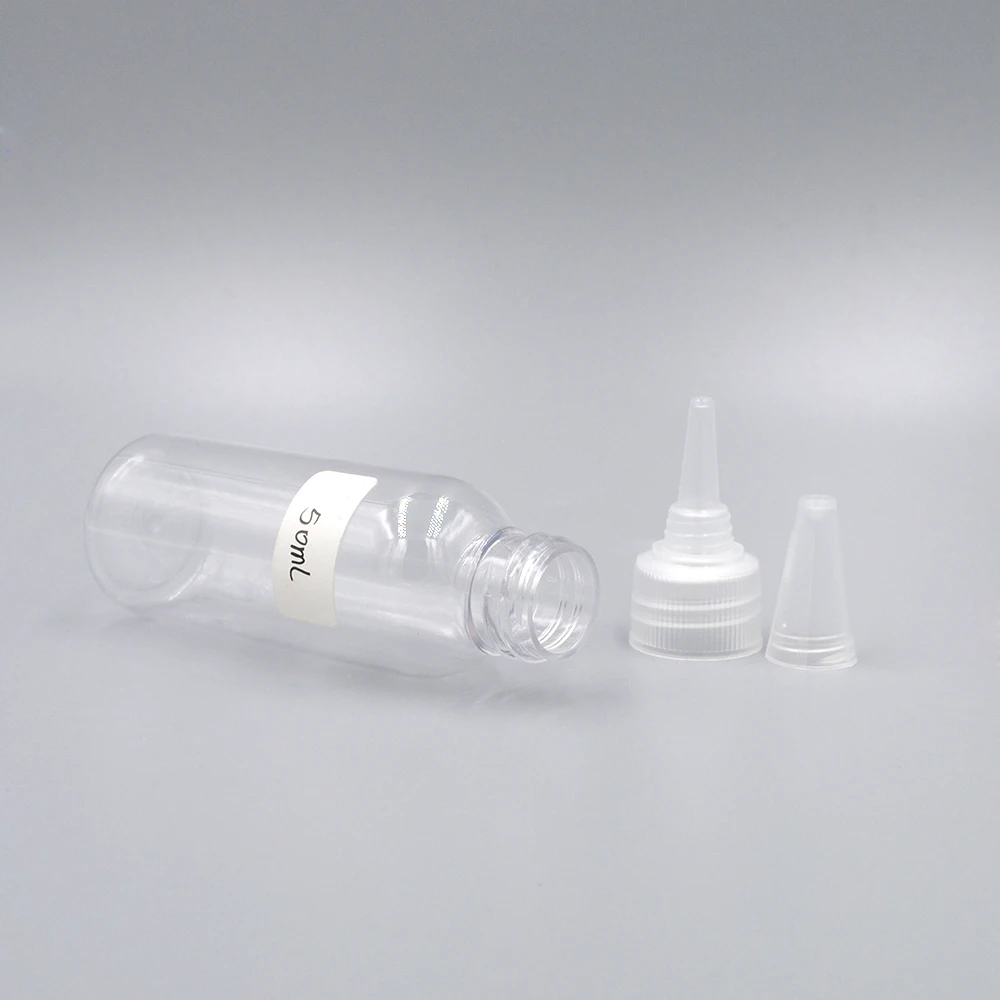 50ml 60ml 80ml 100ml 120ml 200ml 250ml Empty Plastic Potion Glue Bottles for Hair Oil Bottle