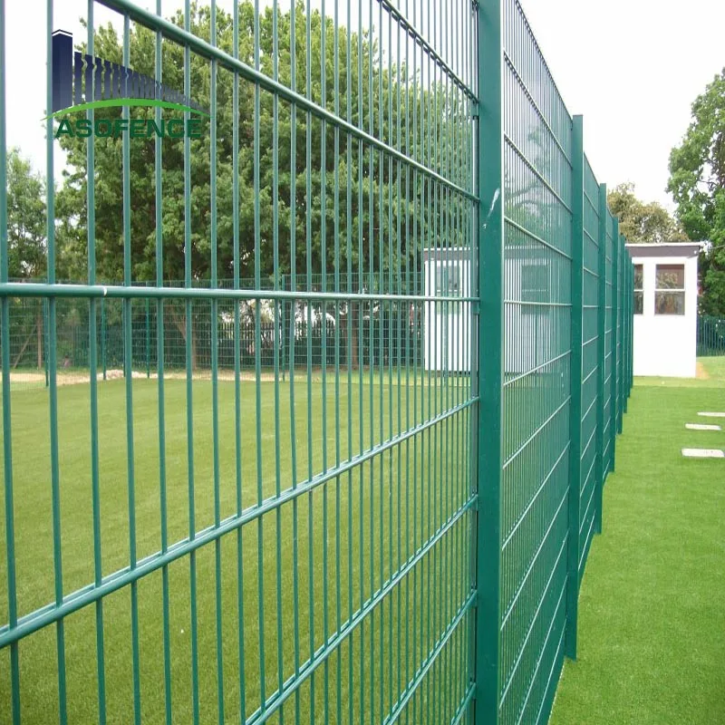 Philippines Heat Treated Double Wire Mesh Fence with Sliding Gate