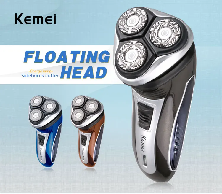 3 Blade Cordless Shaving Machine Rechargeable Electric Trimmer Shaver for Men Wholesale