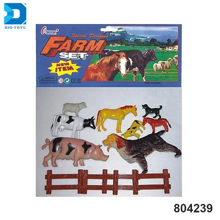 plastic farmyard set