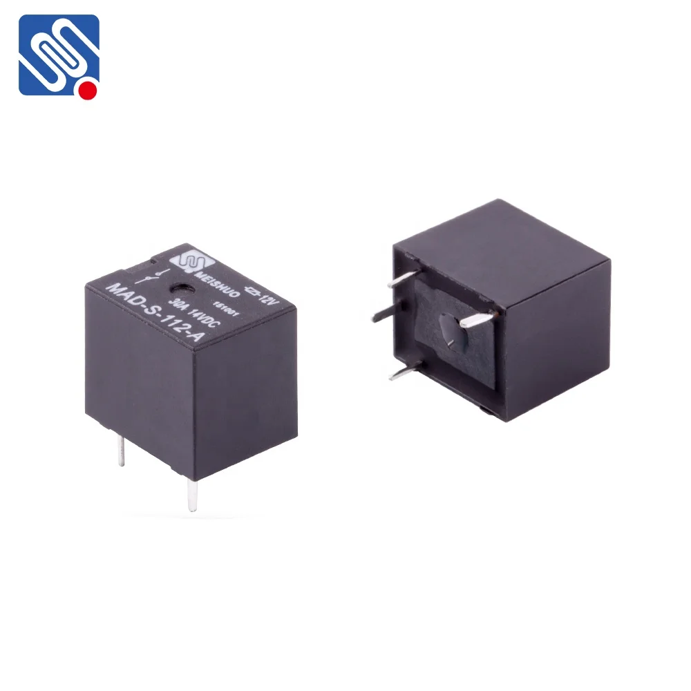 MEISHUO Mini Power Automotive 5v Relay MAD T78 T74 5pin 20A Small Size Pcb Type for Cars