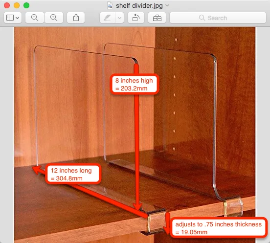 Buy Wholesale China Acrylic Clear Shelf Dividers, Closet Dividers For  Shelves, Shelf Separators In Closet, Wood Shelf & Acrylic Clear Shelf  Dividers at USD 1.53