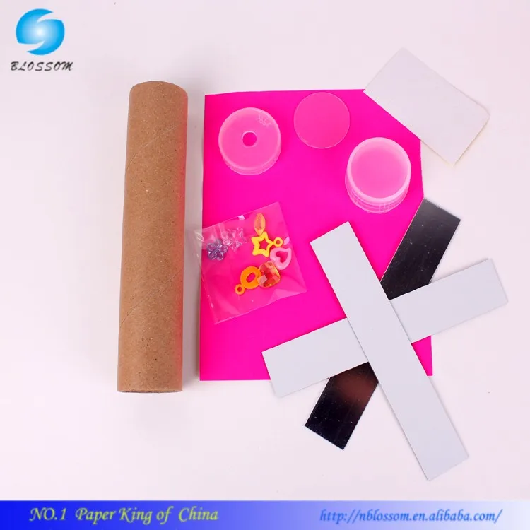 Лидер продаж 2017, рекламный дизайн, крашеная бумага, Волшебный мини-калейдоскоп «сделай сам»