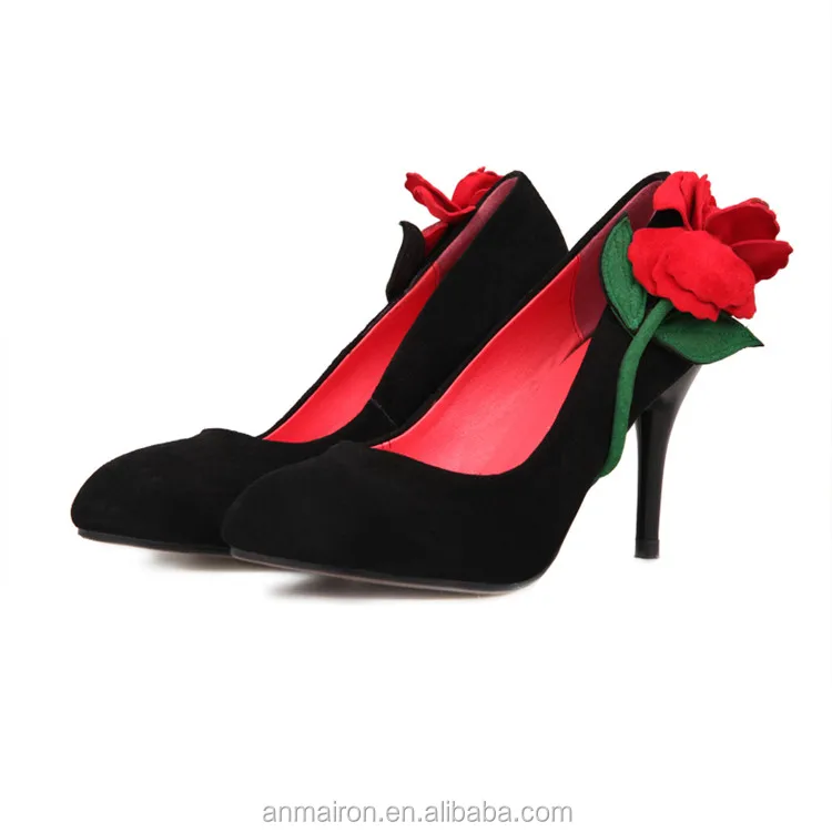 
2017 свадебные женские модные большие карандаши с 3D розами, женские туфли на высоком каблуке и сумки в африканском стиле 