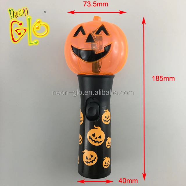 China Factory Provide LED Light up Halloween Spinner Toys for Kids