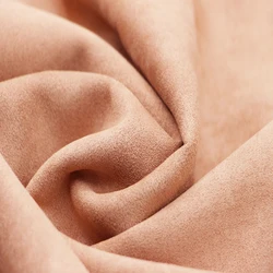 Зимняя Теплая Куртка трикотажная эластичная ткань Вязание Полиэстер тянущаяся в 4 направлениях, замшевая ткань для ткани на основе карбида кремния