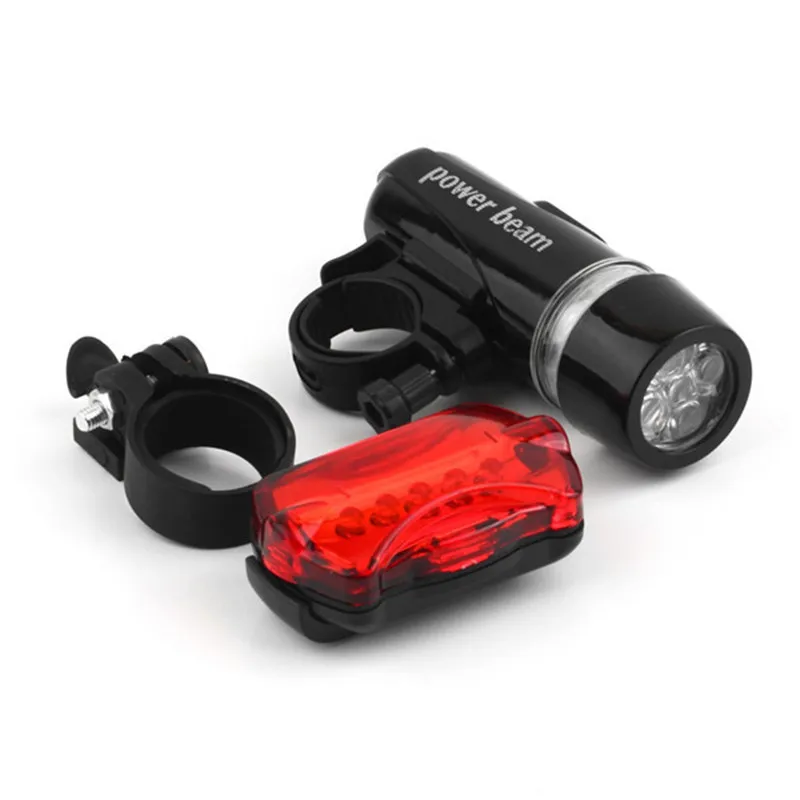 Rear Safety Light Details about   New Waterproof 5 LED Lamp Bike Bicycle Flashlight Front Torch 