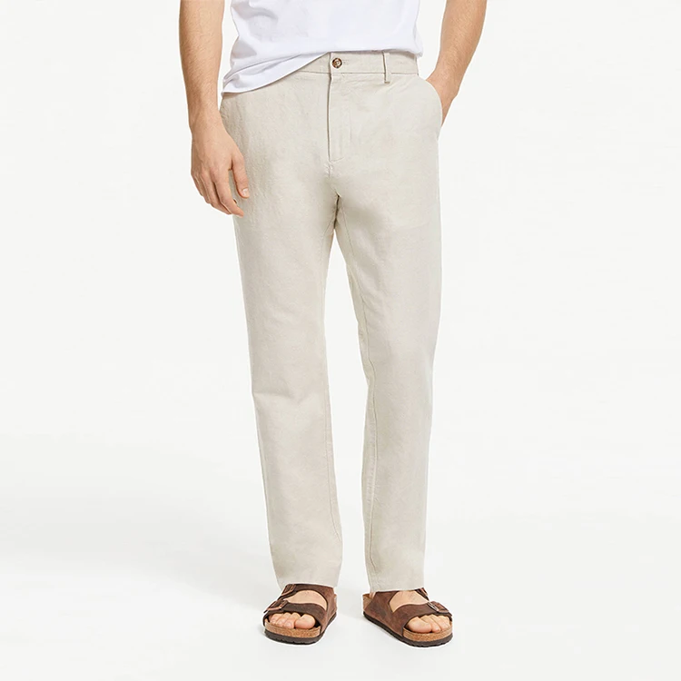 Carter Relaxed  Mens Relaxed Fit Linen Pants  Ably Apparel