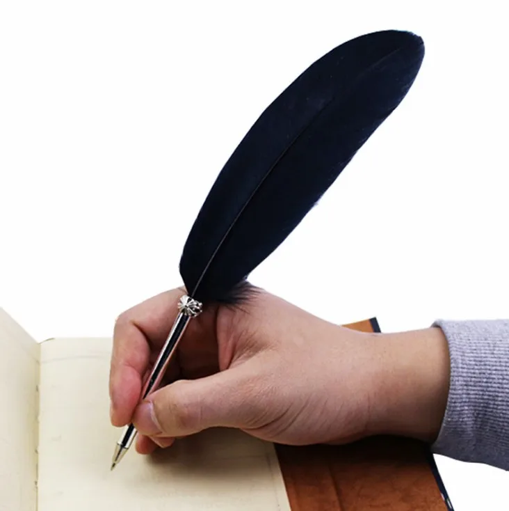 Шариковая ручка с перьями оптовая продажа для рекламных подарков