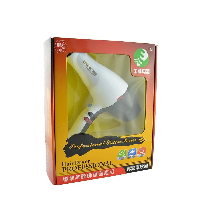 Синий свет 2400 Вт AC двигатель быстрый нагрев выдувание волос фен