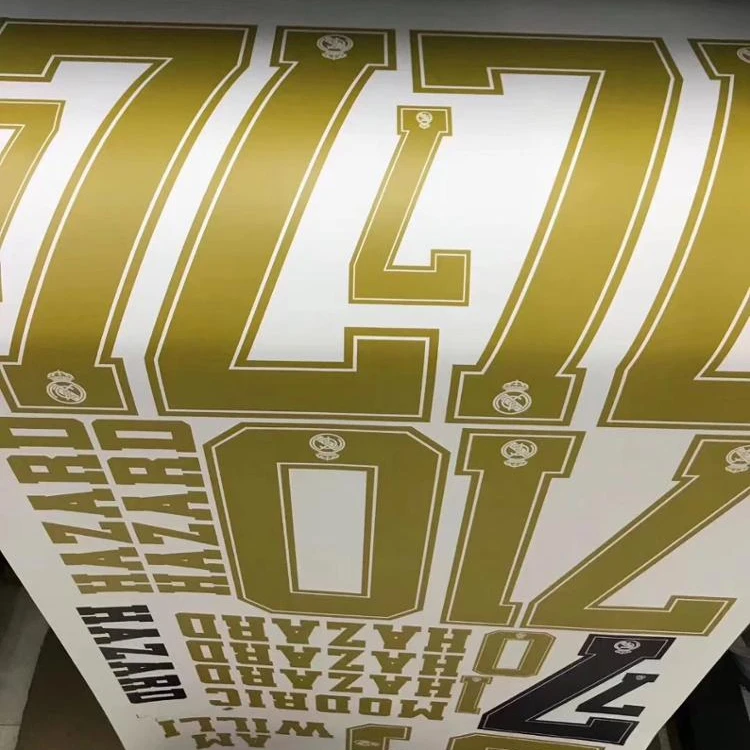 Garment Plastisol Transfer Paper Screen Printing Jersey Numbers Iron On