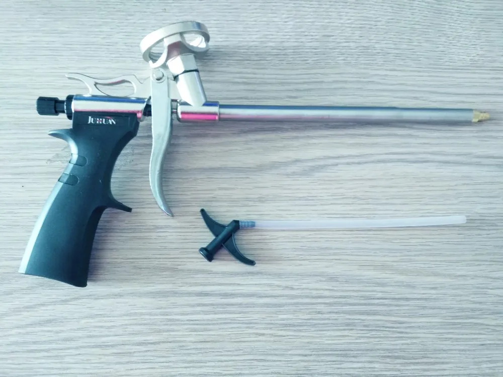 Из искусственной кожи цвета «металлик» пистолет для монтажной пены Профессиональный пистолет для монтажной пены