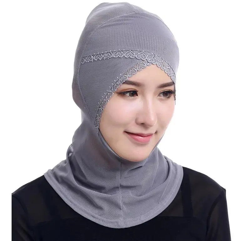 Fashion Women Ladies Muslim Inner Hijab Caps Hot Islamic Under 