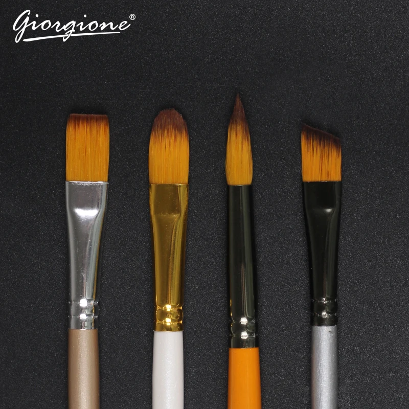 Premium 10 pezzi Set pennello per ptura ad acquerello Mop K di pennelli artistici in pelle smerigliata penna per pennelli in acrilico a olio fornure per acquerello per studenti  21