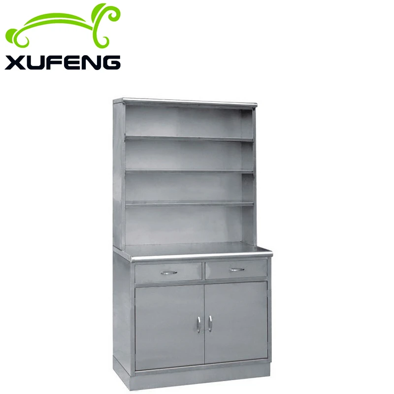 Шкафчик больничной аптеки из нержавеющей стали XF410a Doubleside