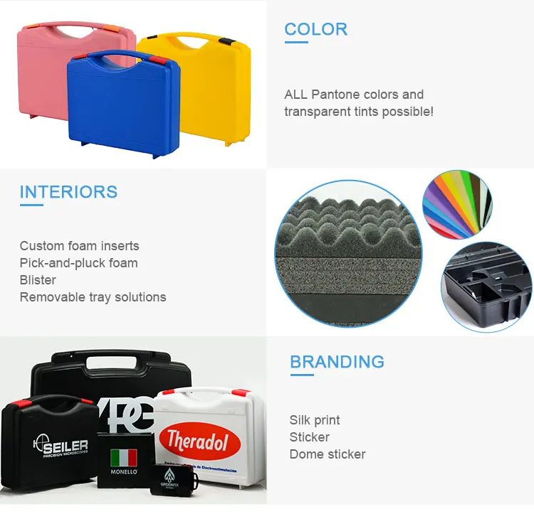 Collapsible ABS Waterproof Shockproof Trolley Tool Case | OEM/ODM Customizable Plastic Module Pallet Case on Wheels
