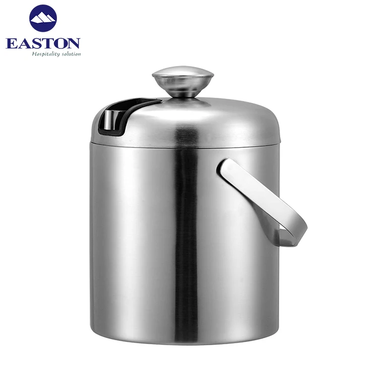 Easton Double-Walled Stainless Steel Ice Bucket + Reviews