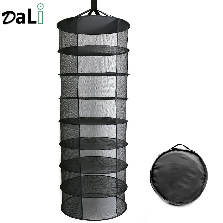 Гидропонная подвесная сухая стойка для выращивания 8 ярусов сушильная сетка для выращивания трав