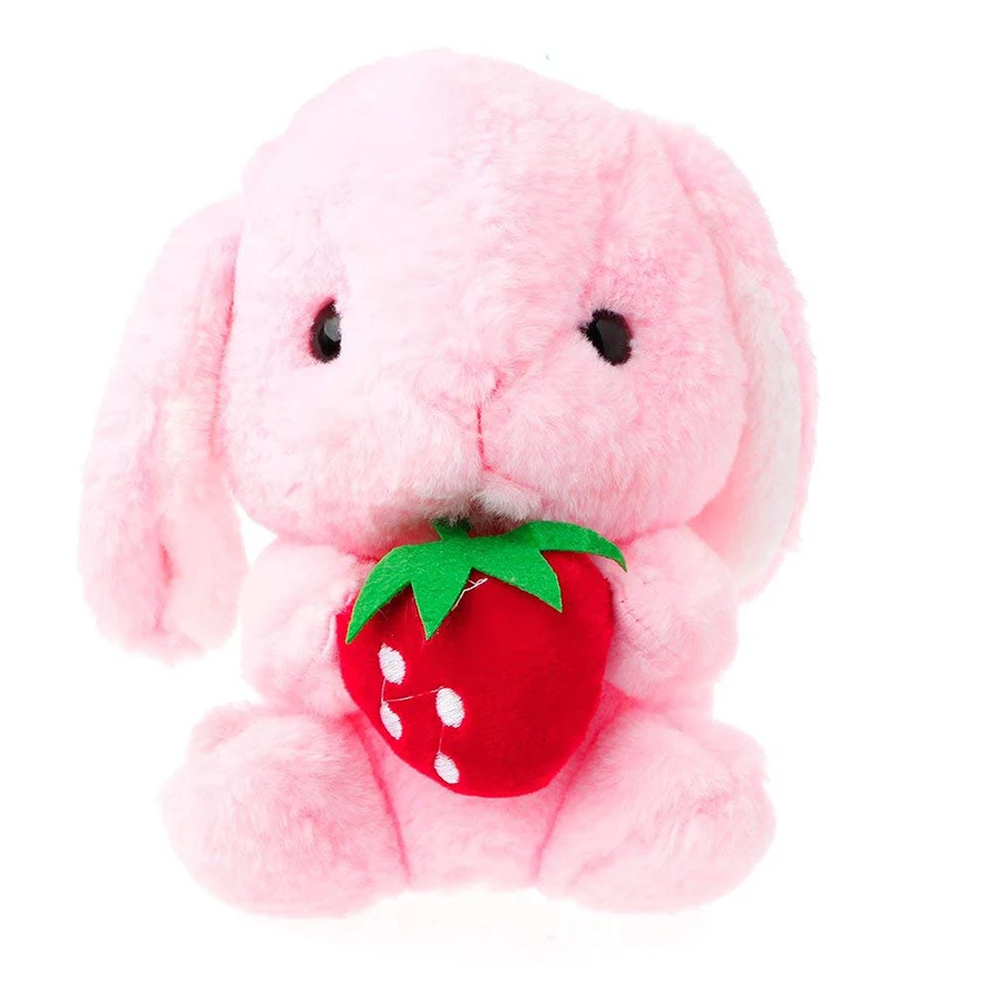 strawberry bunny stuffed animal