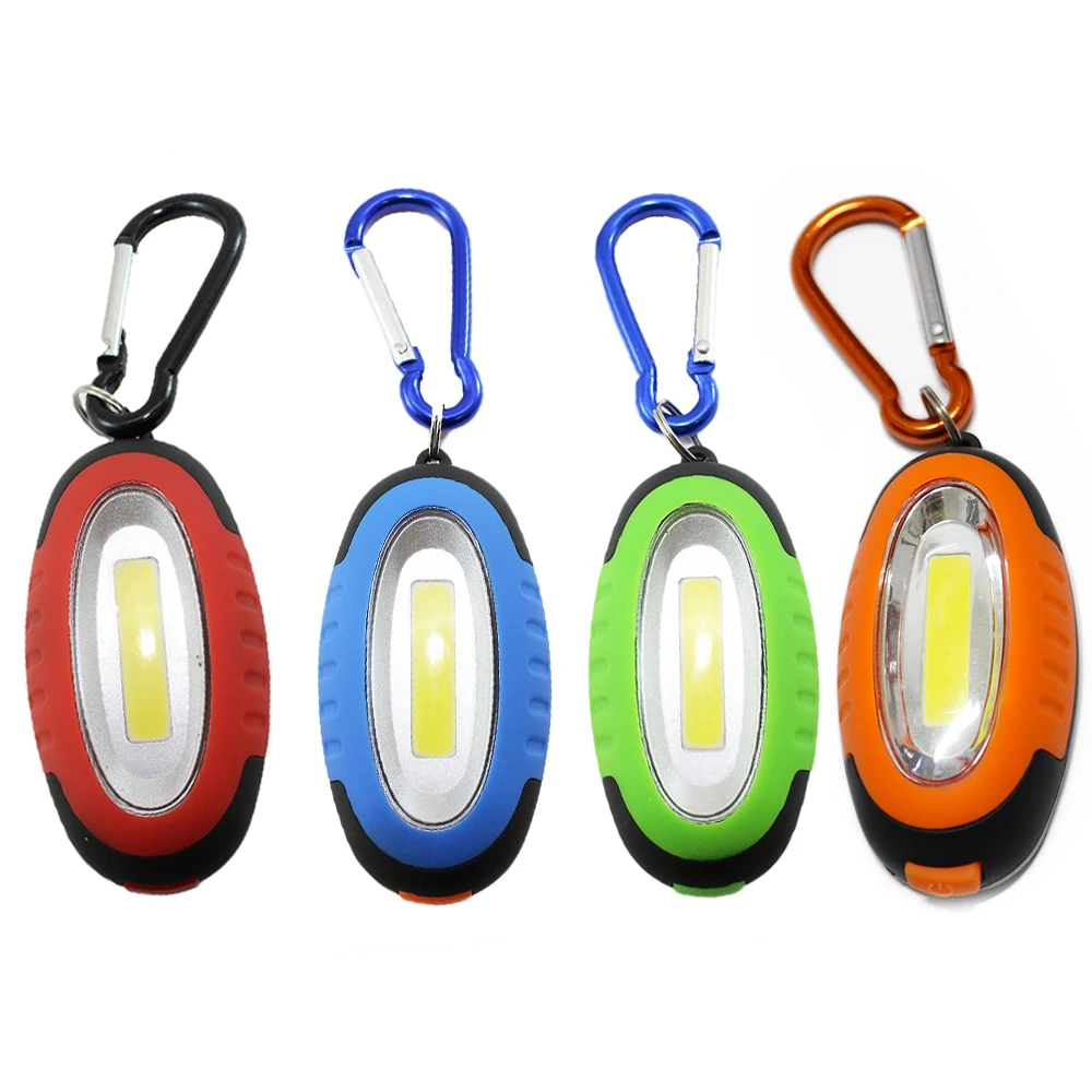 Wholesale price COB mini LED flashlight key chain light with magnet