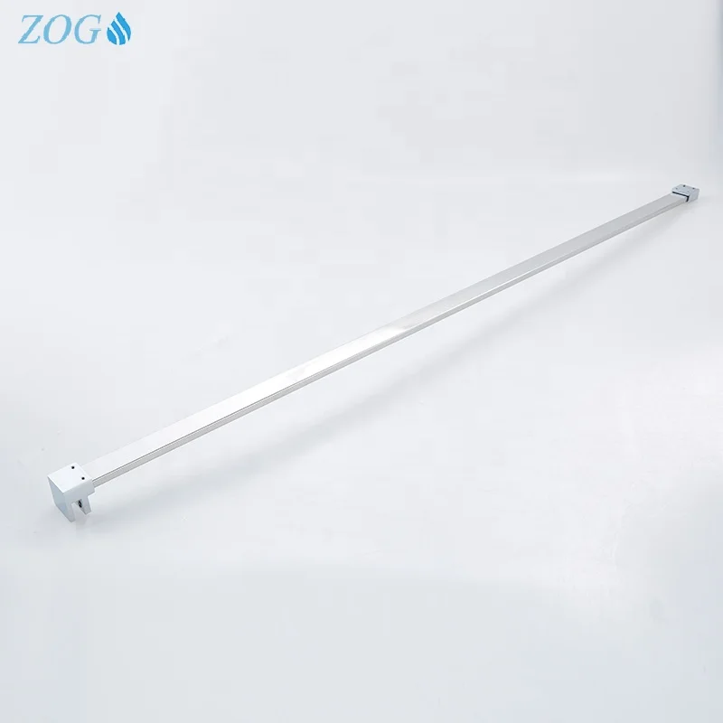 CookiBlend Stainless Steel Shower Door Support Bar - Adjustable Length For 8-12mm Glass Panels - View #13
