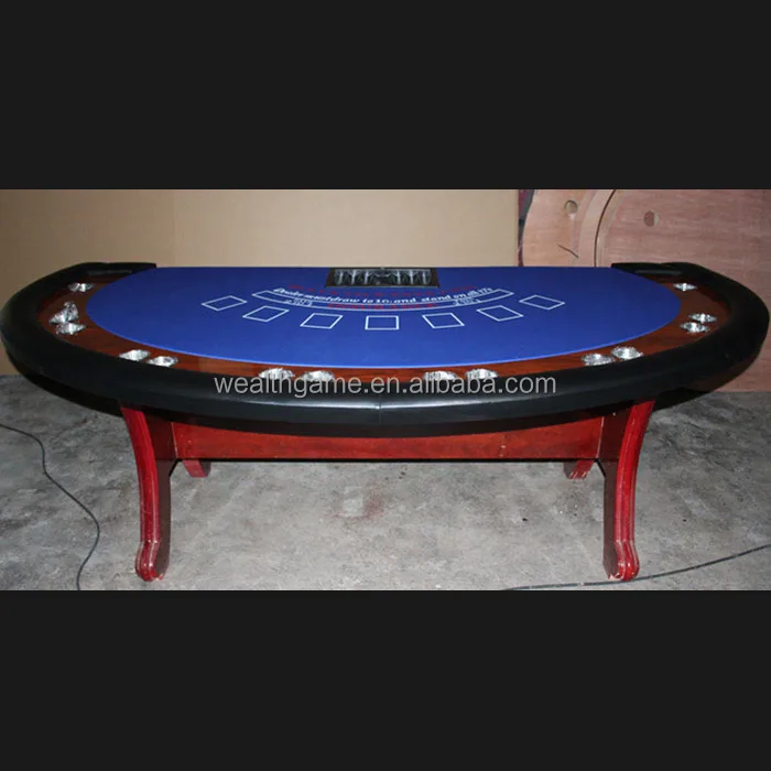 84 Inch Wooden Blackjack Poker